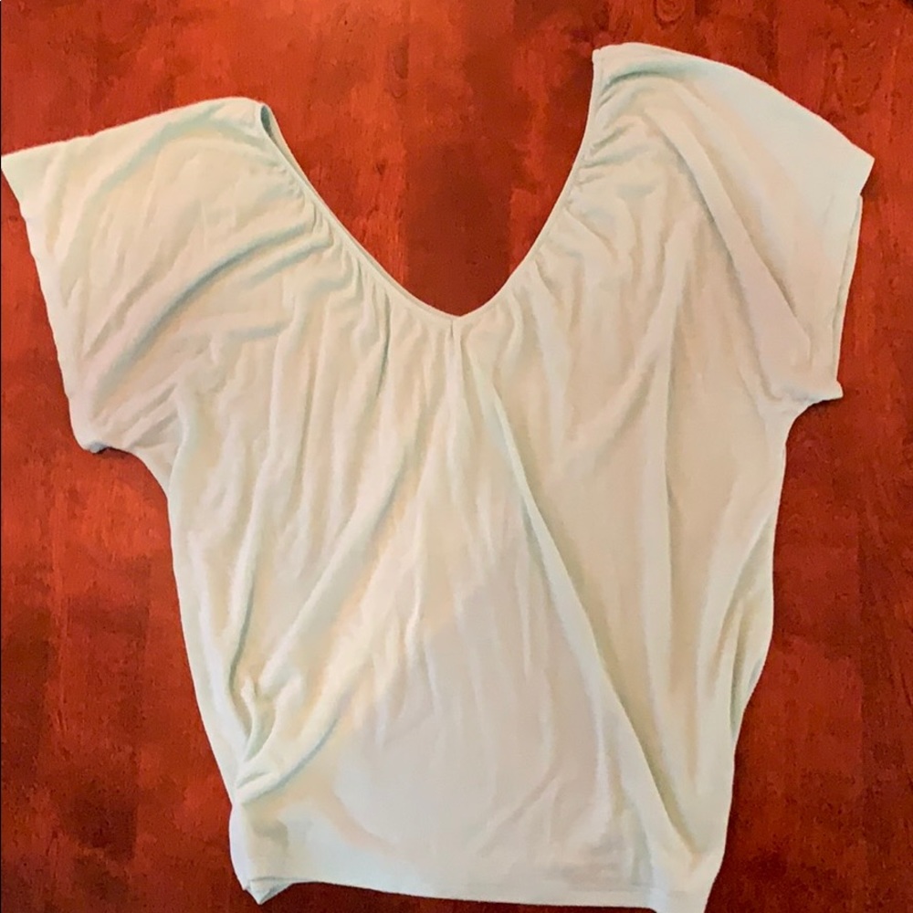 American Eagle sea foam green stylish shirt